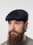 Кепка STETSON арт. 6844102 HATTERAS CASHMERE/SILK (темно-синий)